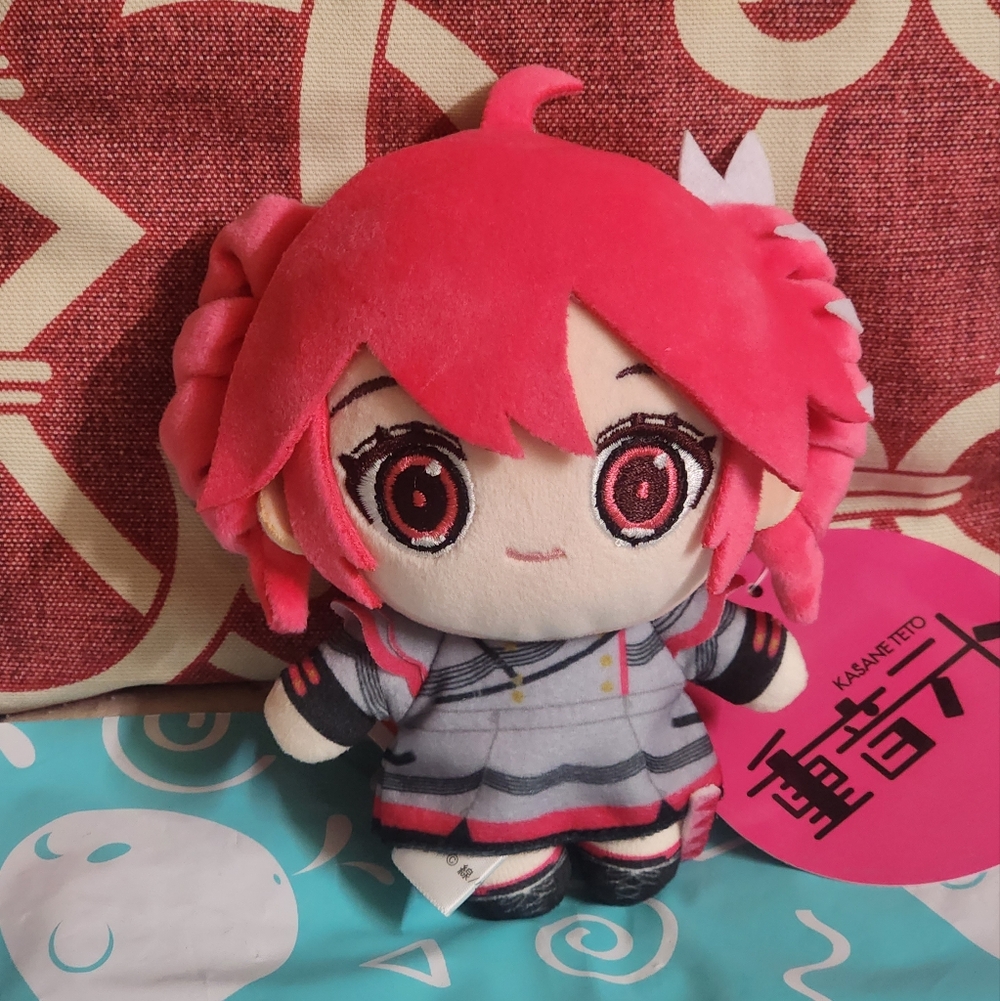 Kasane Teto Mini Plush Keychain Sega Round One Round1 Miniso Atlus Danmei